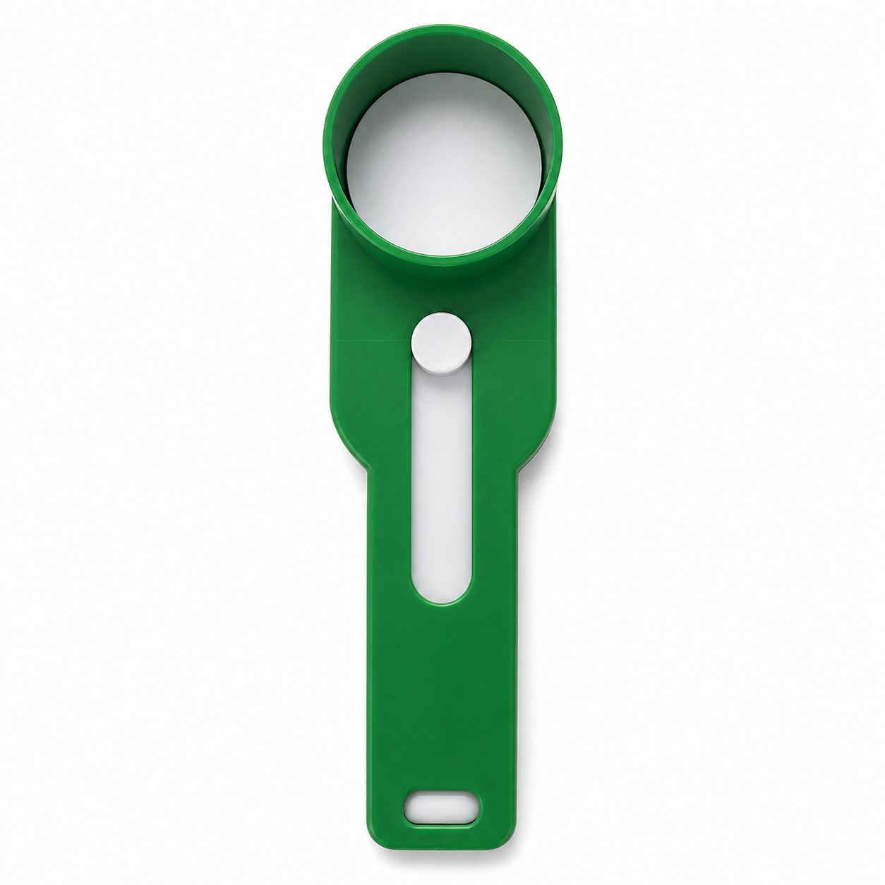 Plastic Powder Transfer Scoop With Slide — view 2