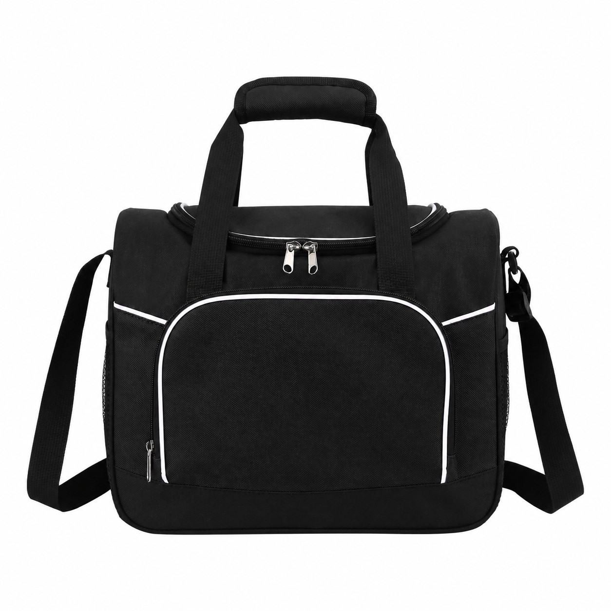 24-Can Insulated Convertible Duffel Cooler — Black