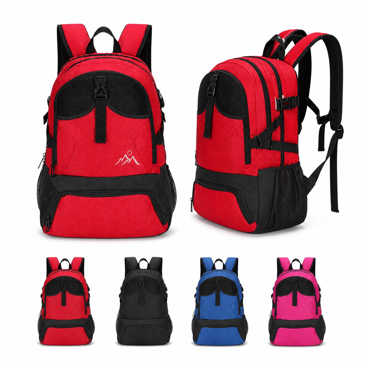 Waterproof Oxford Sports Backpack With Shoe Compartment