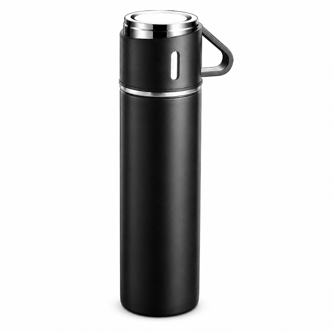 Handled 17 Oz Stainless Steel Vacuum Bottle — view 2