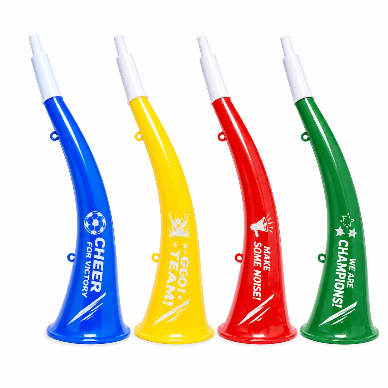 Curved Plastic Stadium Horn With Side Loops