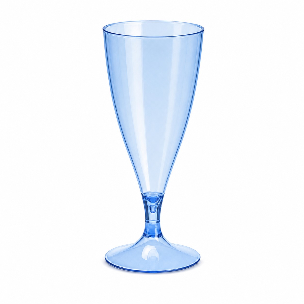 Reusable Plastic Wine Glasses — Blue