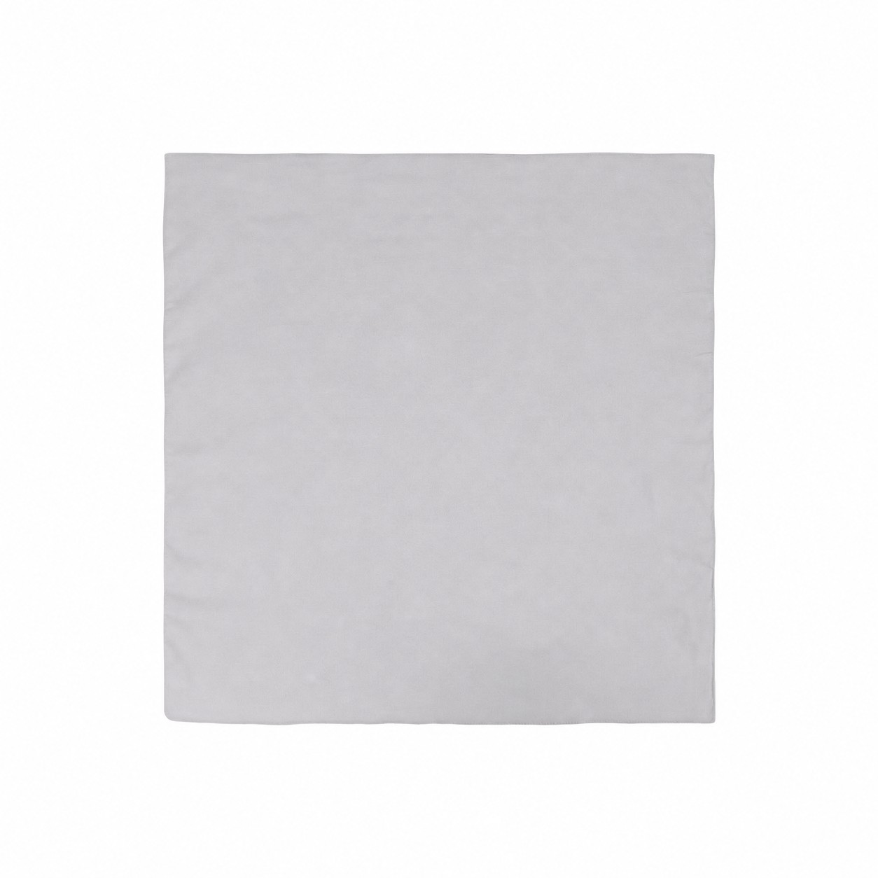 Cotton Square Bandanna — Silver
