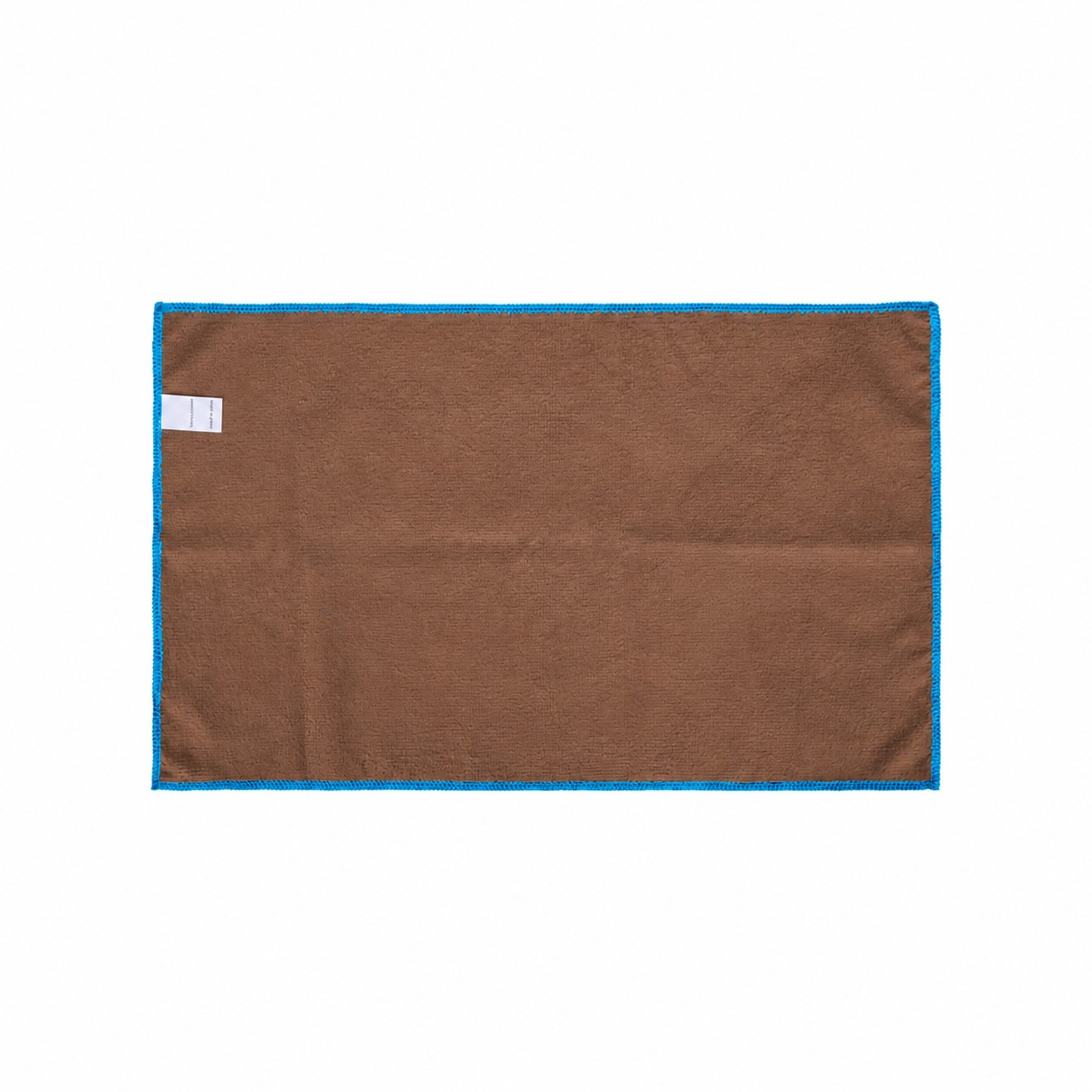 Microfiber Rally Towel With Stitched Edge — Brown