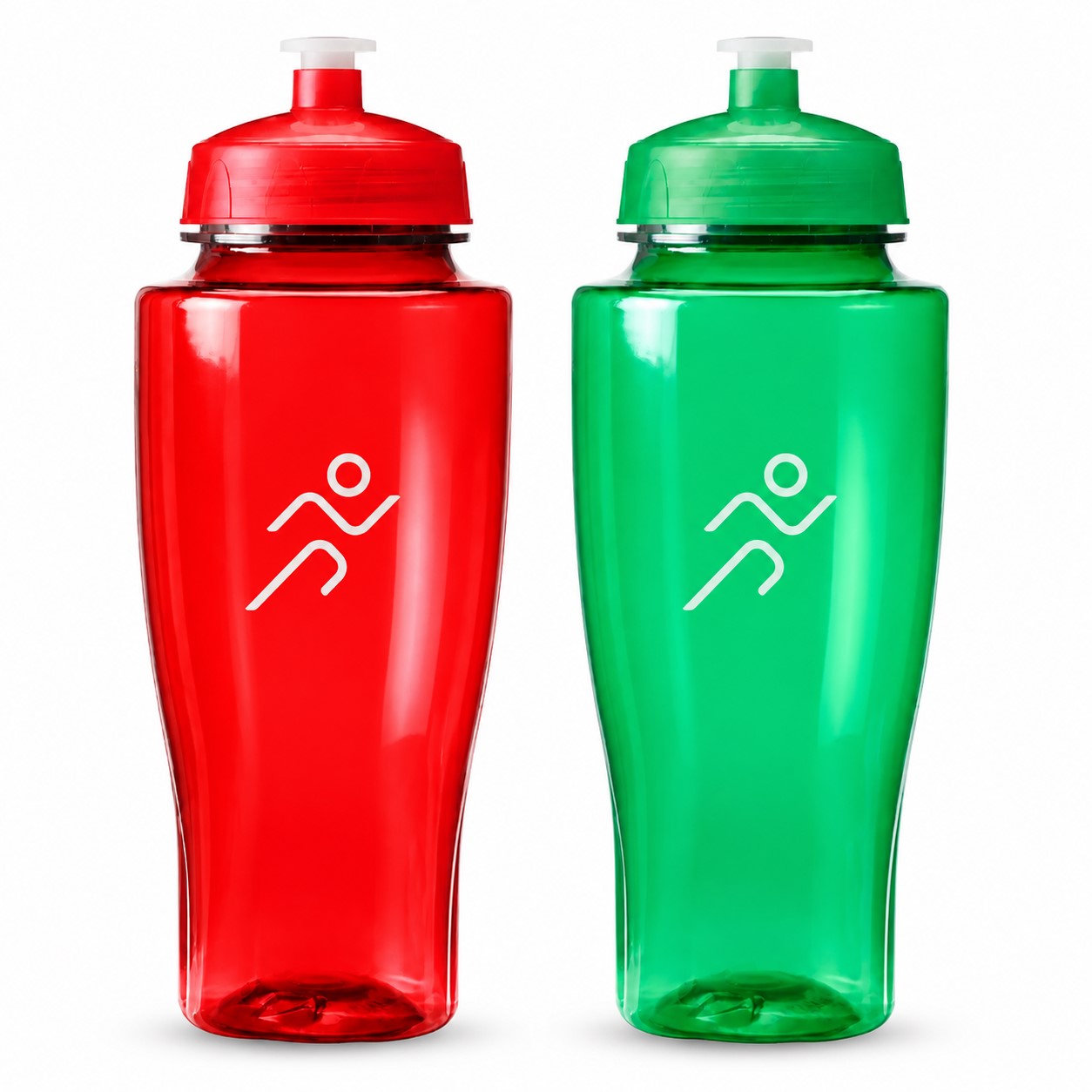 Translucent Polypropylene Sports Bottle With Pull Top