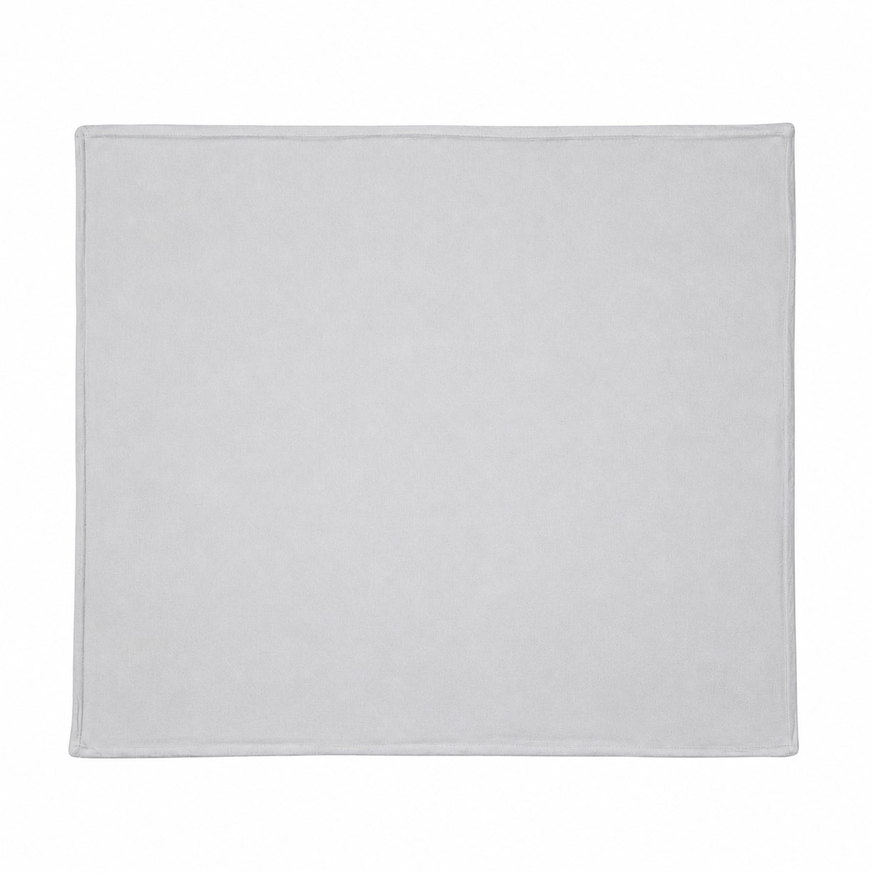 240GSM Flannel Throw Blanket — Silver