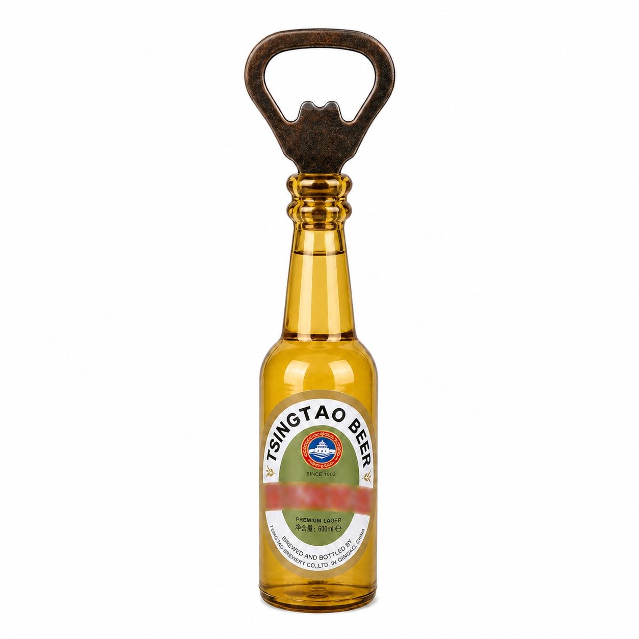 Magnetic Bottle Opener Fridge Accessory — Brass Gold