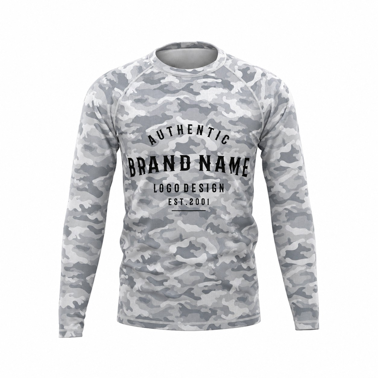 Raglan Sleeve Workout Shirt — Silver