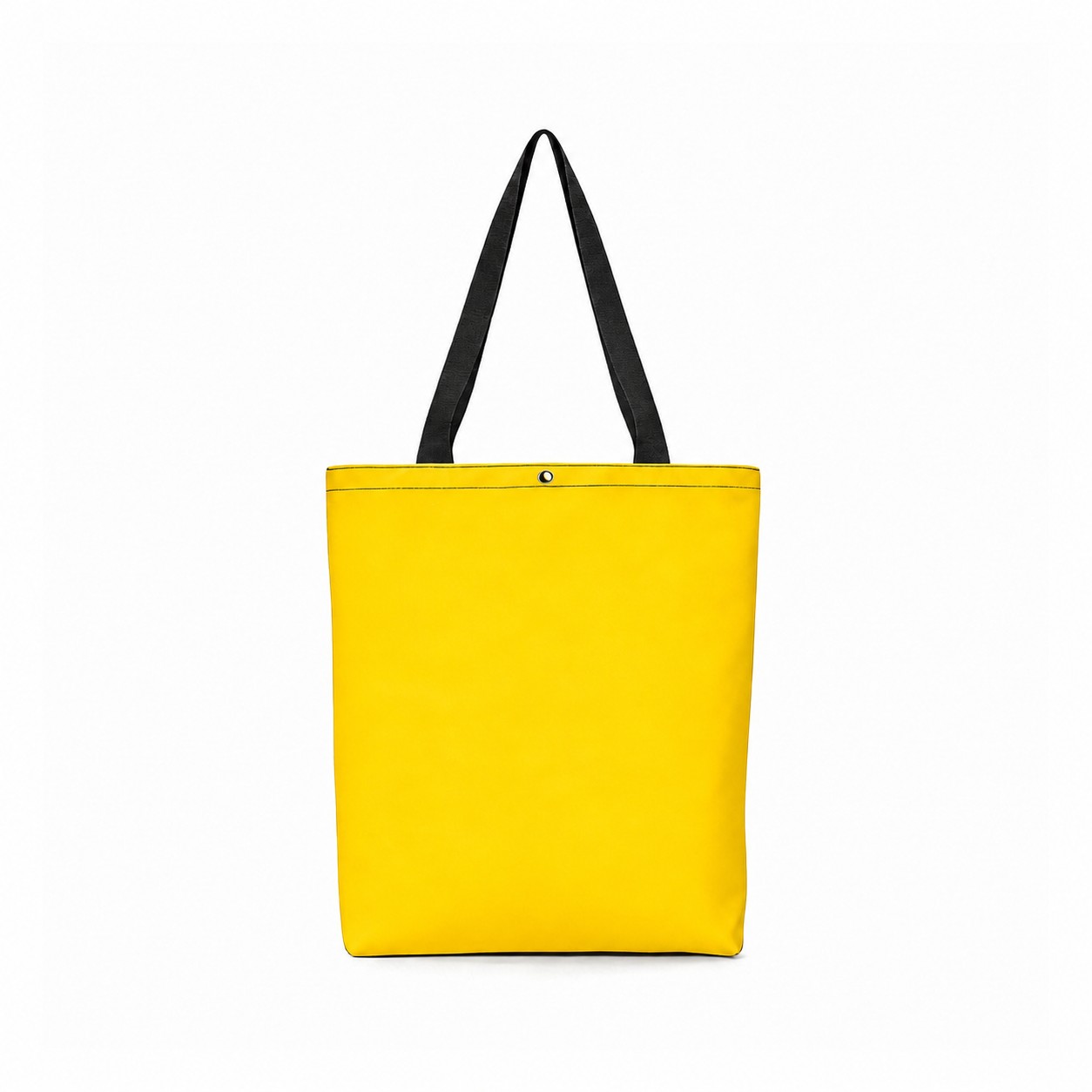 600D Polyester Gusseted Tote Bag — Yellow