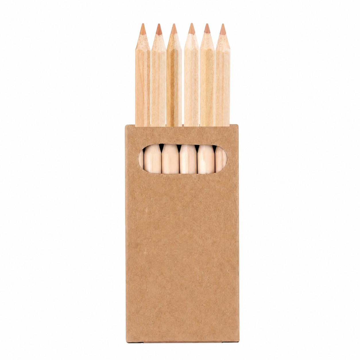 Mini Wood Colored Pencil Set — Natural Beige