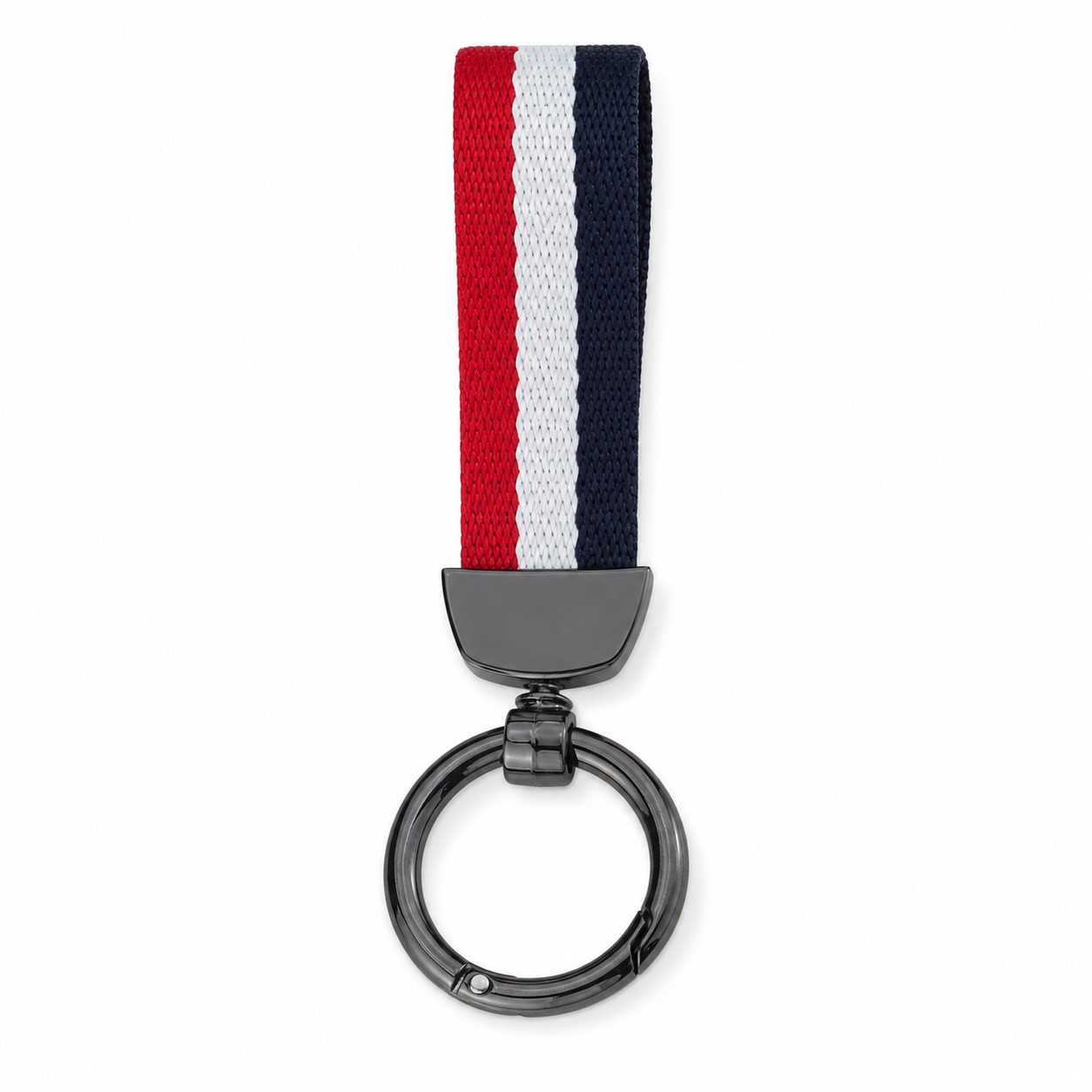 Striped Strap Alloy Car Keychain — view 2