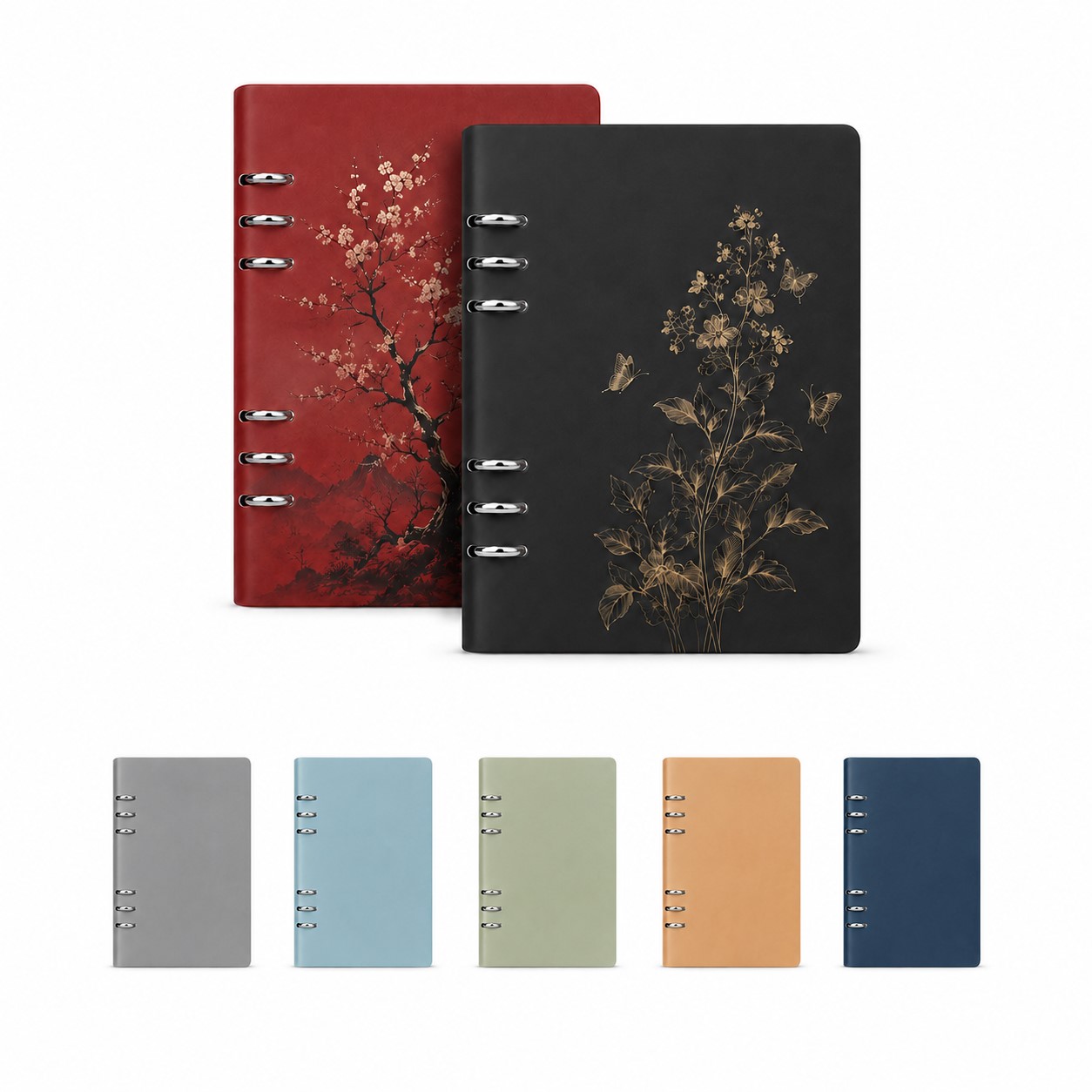 Waterproof PU Loose Leaf Notebook