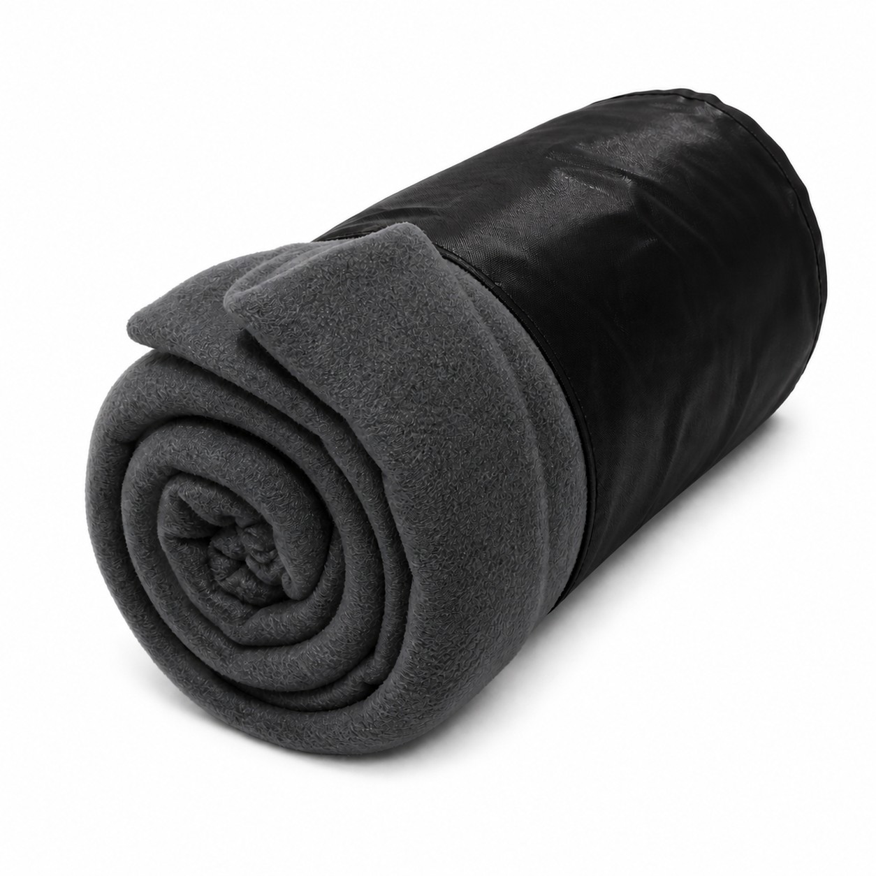 Large Fleece Throw Blanket — Dark Gray