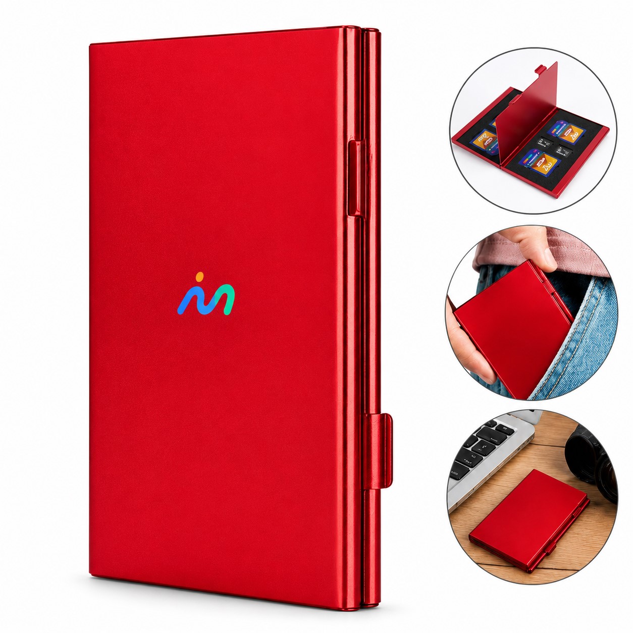 Compact ABS Memory Card Organizer