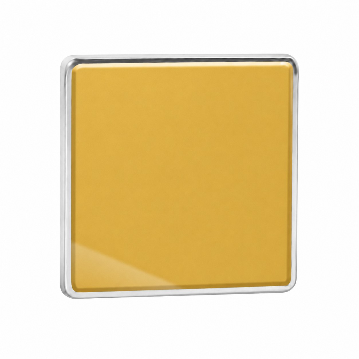 Epoxy Dome Zinc Alloy Pin — Brass Gold