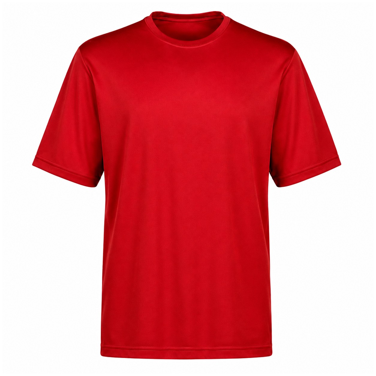 Recycled Polyester Stretch Quarter-Zip Pullover — Red