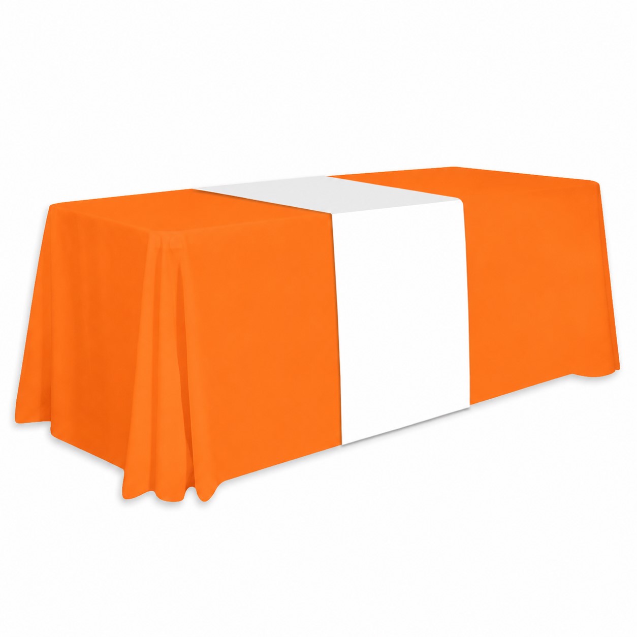 Thirty-Inch Polyester Table Runner — Orange