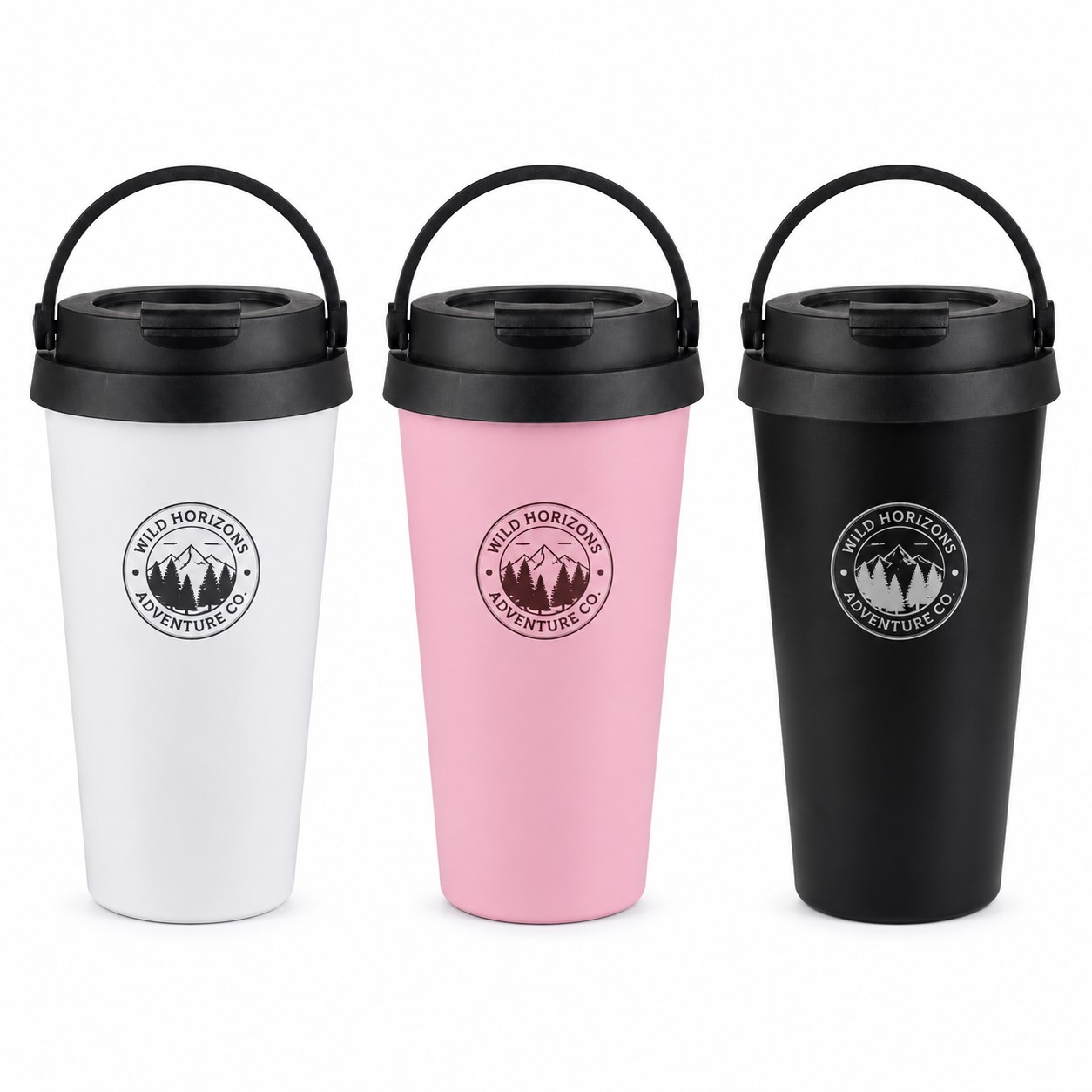 16 Oz Vacuum Tumbler With Carry Handle