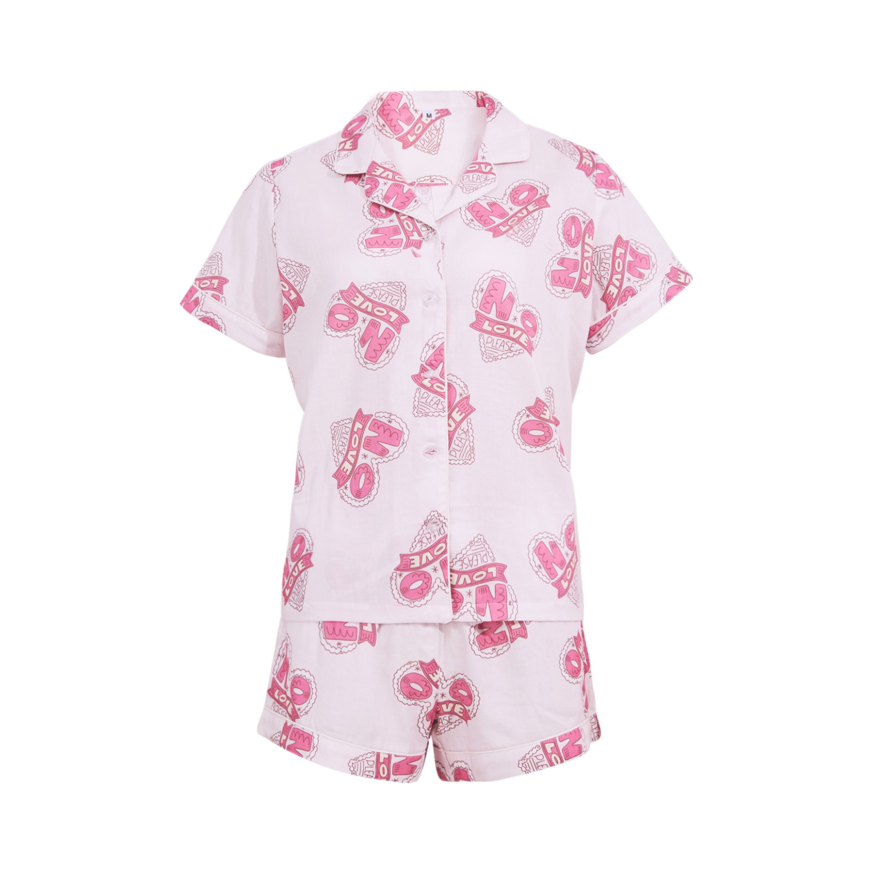Cotton Pajama Shorts Set — view 2