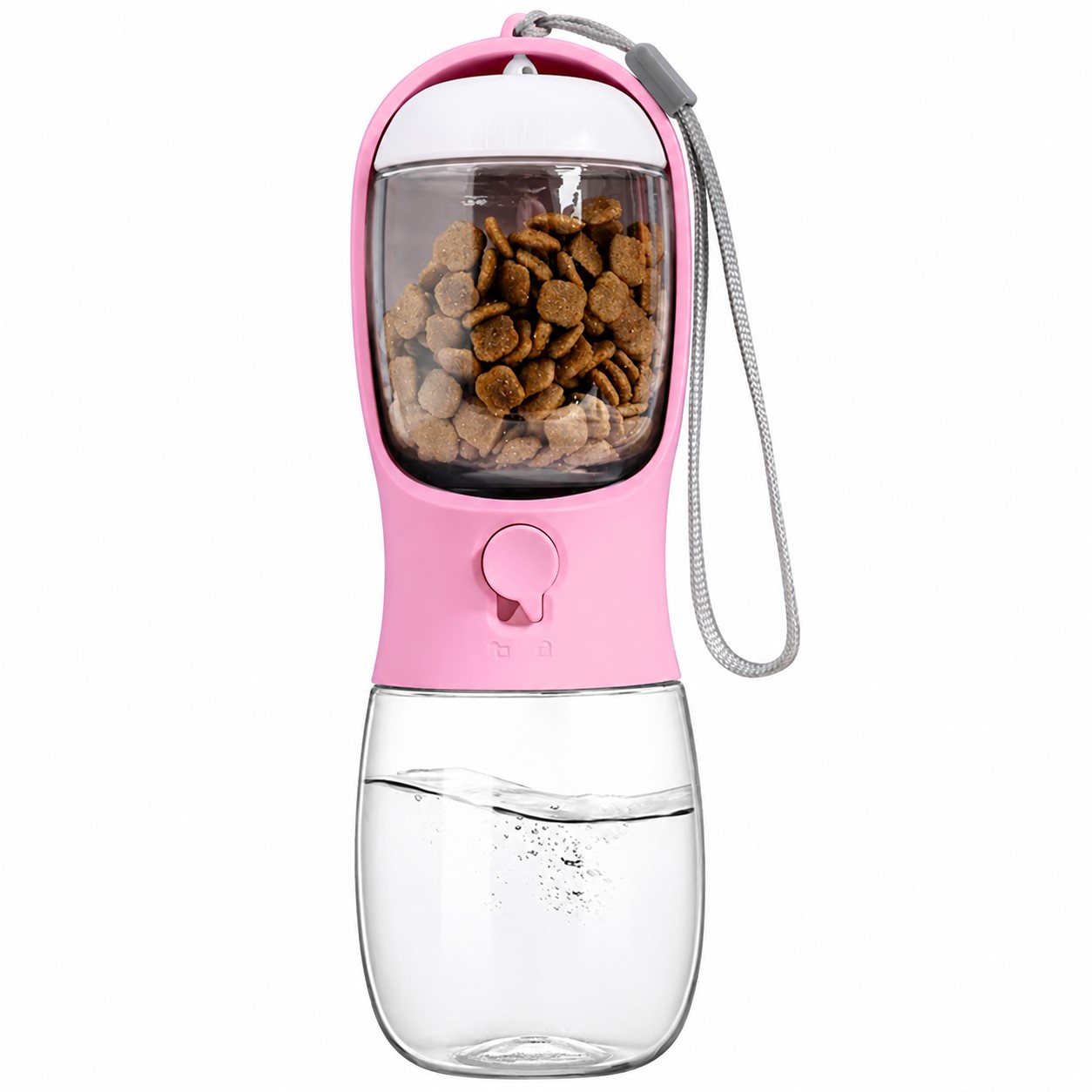 Polypropylene Pet Hydration Bottle With Treat Storage — view 2
