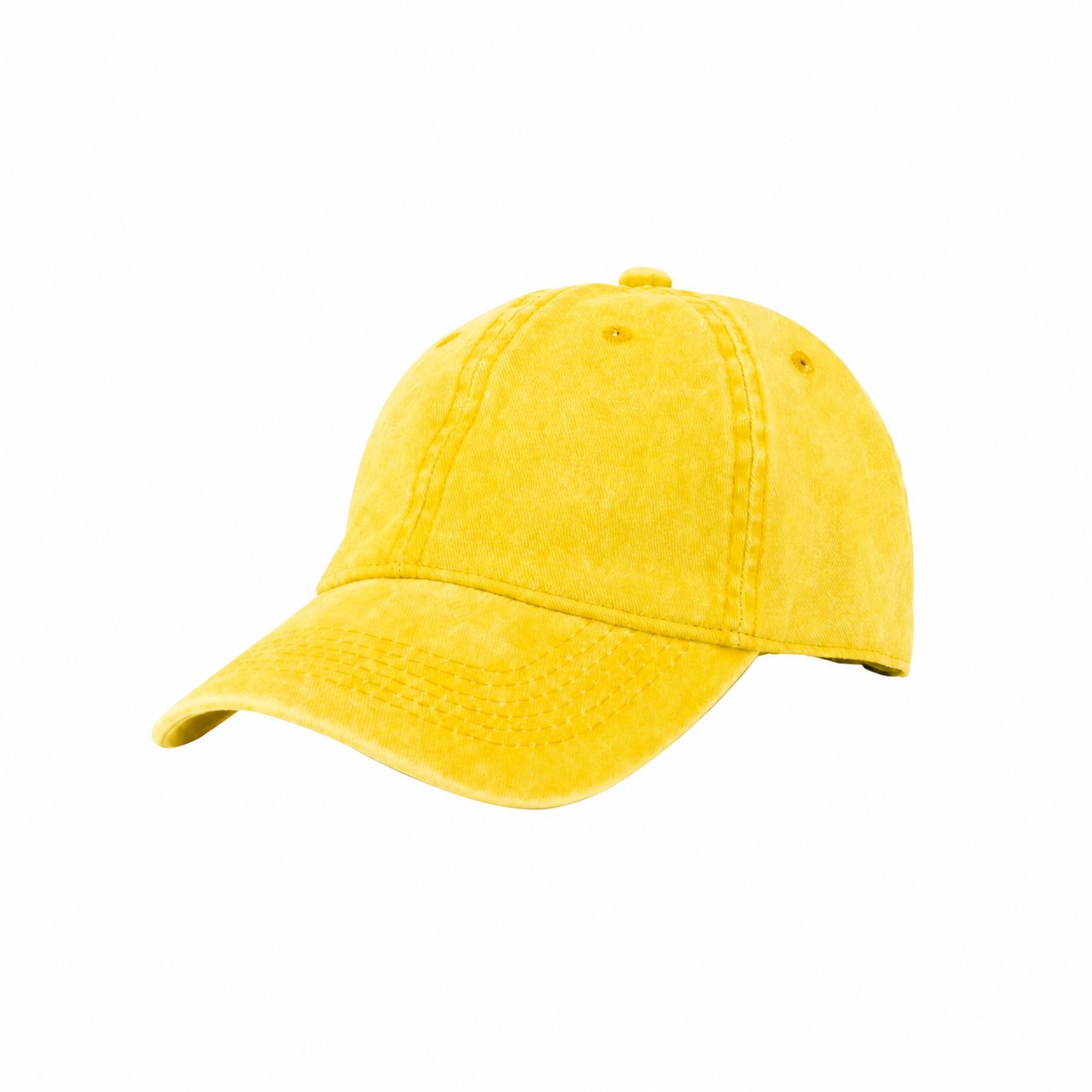 Cotton Baseball Cap — Yellow