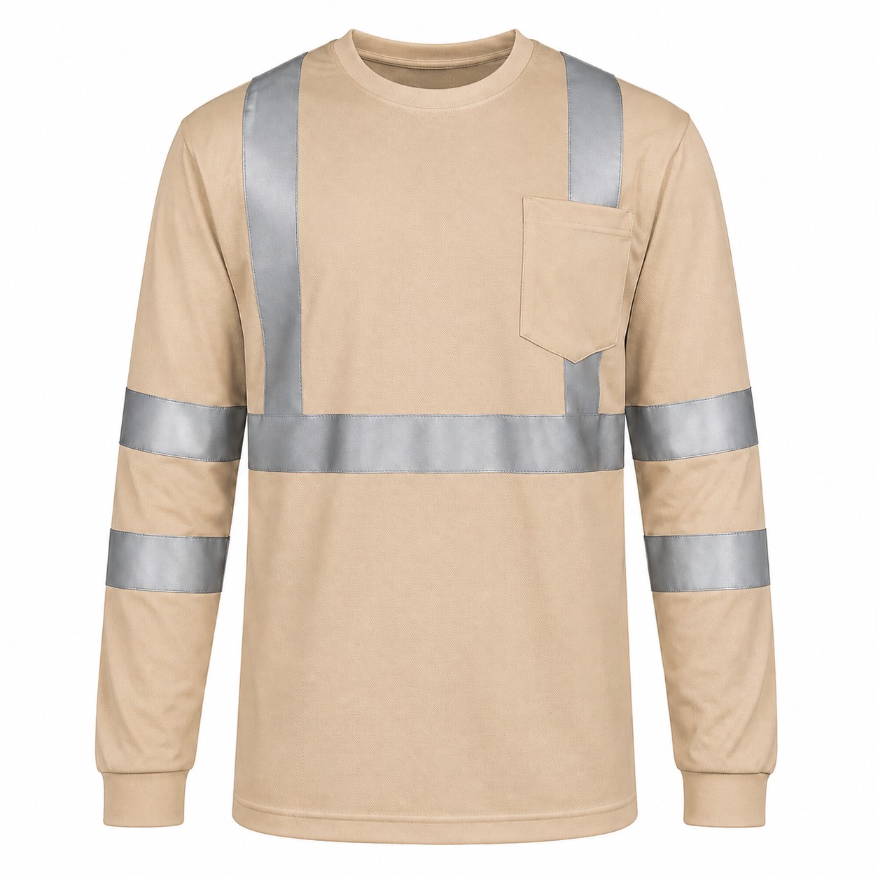 Long Sleeve Reflective Crewneck Shirt — view 3