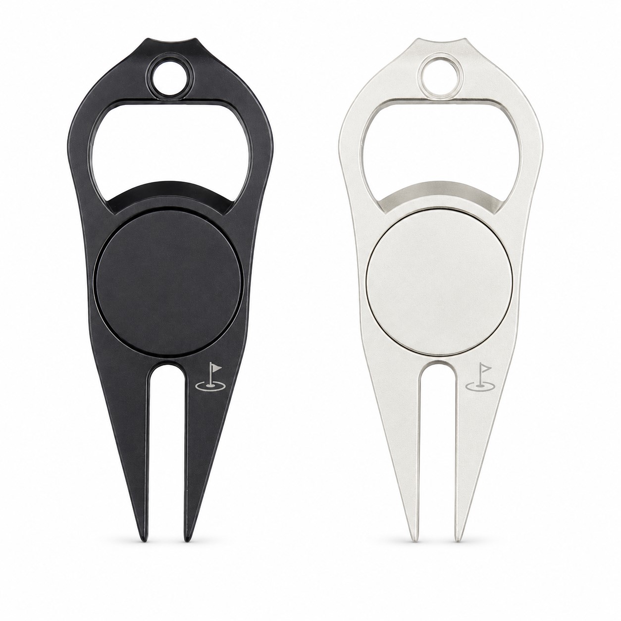 Golf Divot Repair Tool With Bottle Opener