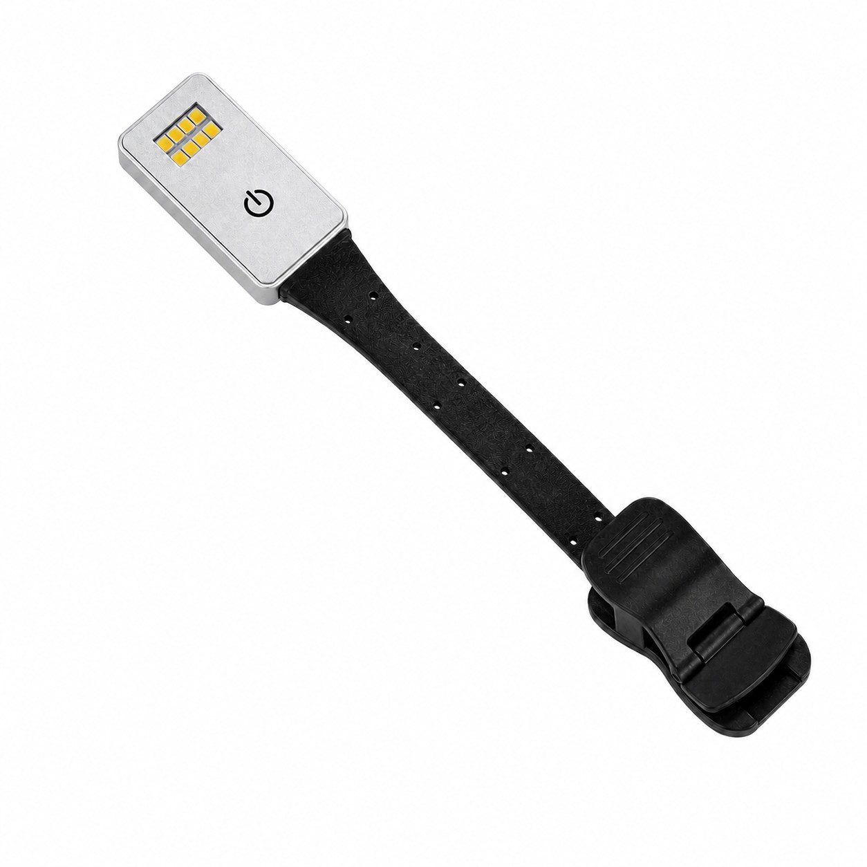 Rechargeable Plastic Clip Reading Lamp — Black