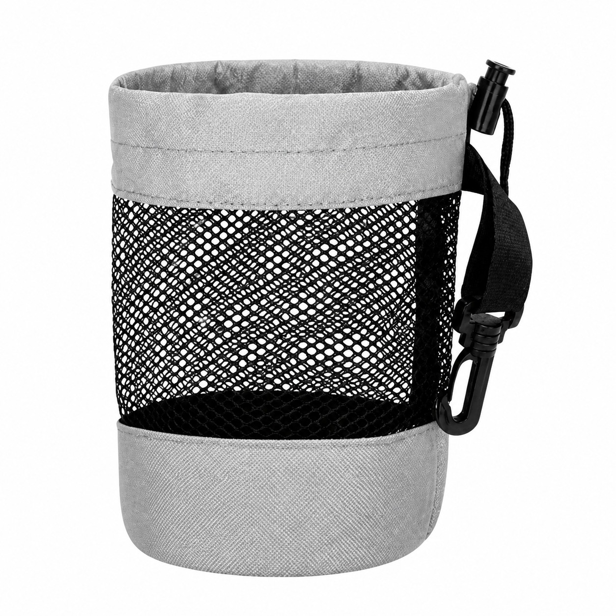 Mesh Golf Ball Storage Bag With Clip — view 2