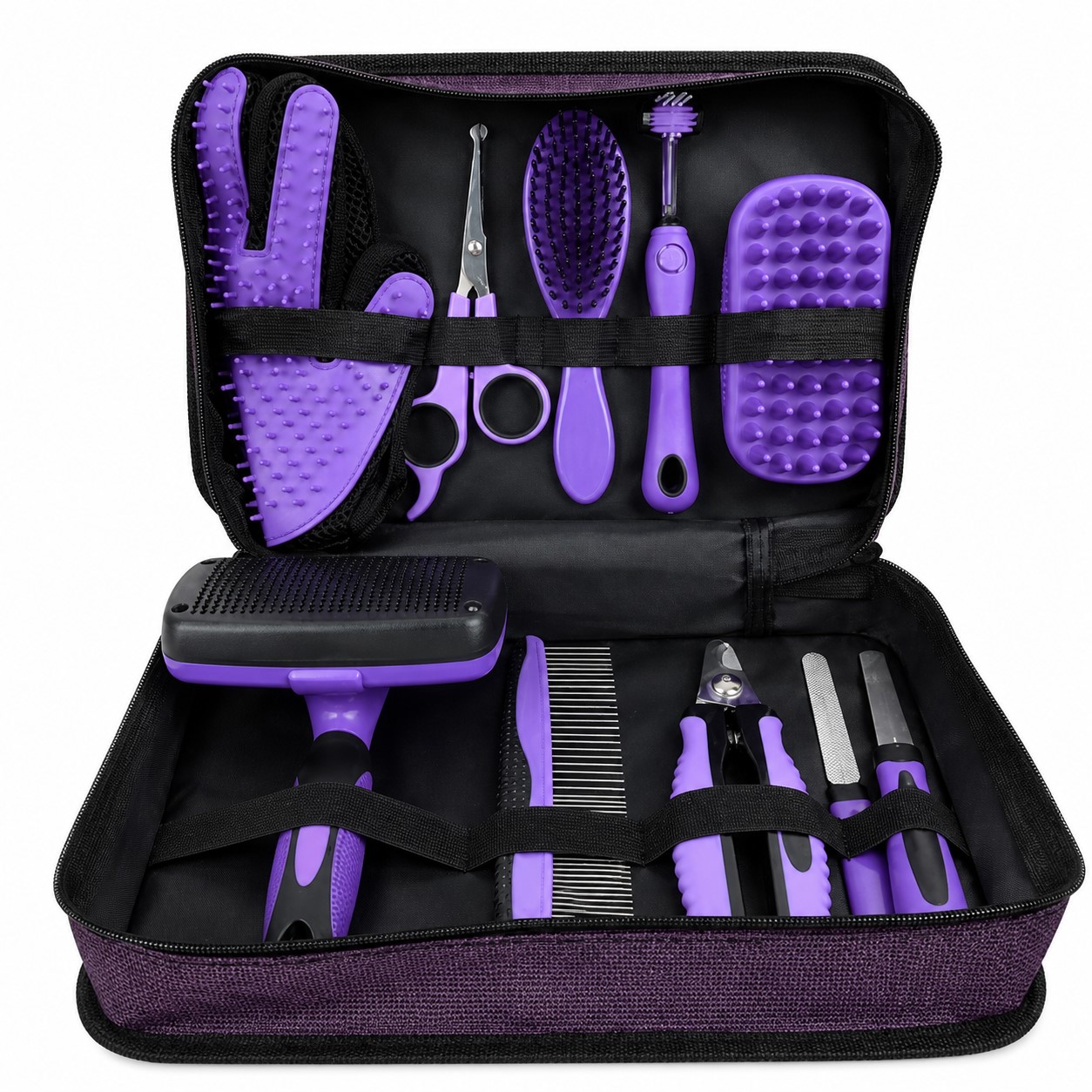 Nine Piece Pet Grooming Tool Kit — view 2