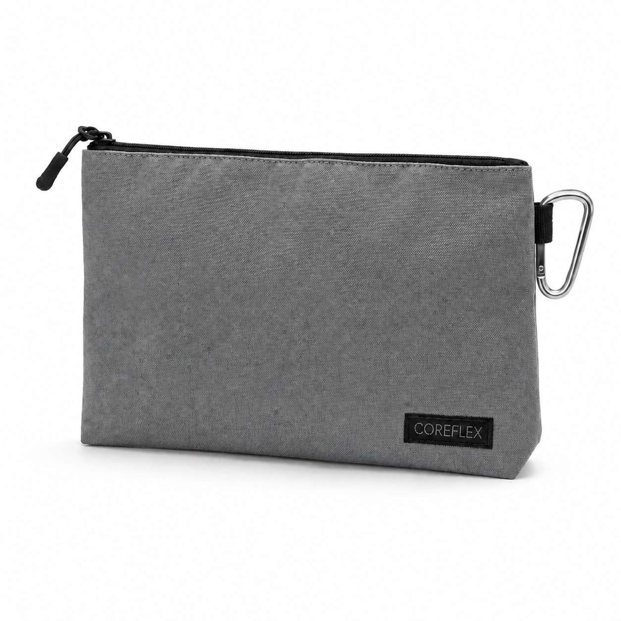 Polyester Zipper Utility Pouch Set — Gray