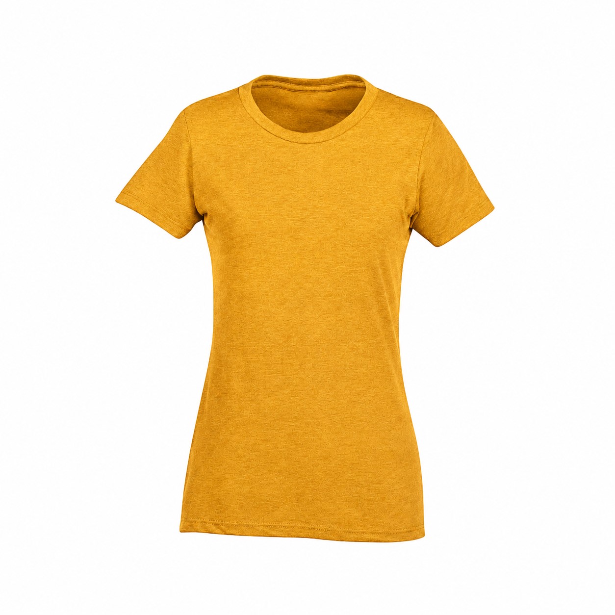 Ladies Combed Ringspun Cotton Blend Tee — Gold