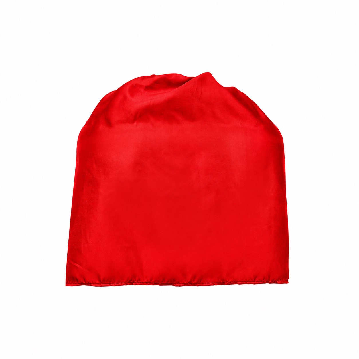 Satin Superhero Kids Cape — Red
