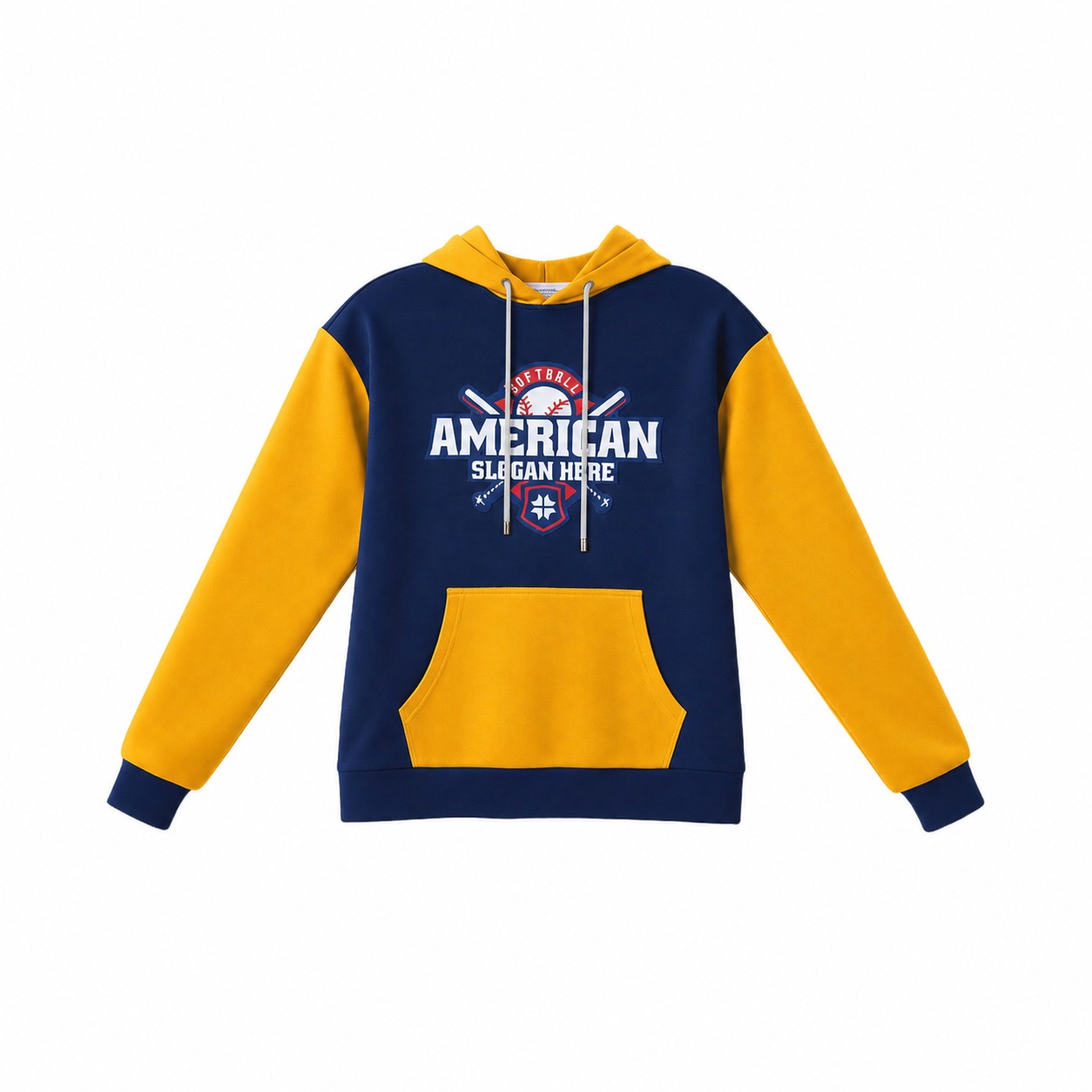 Composite Cotton Athletic Fit Hoodie — Gold