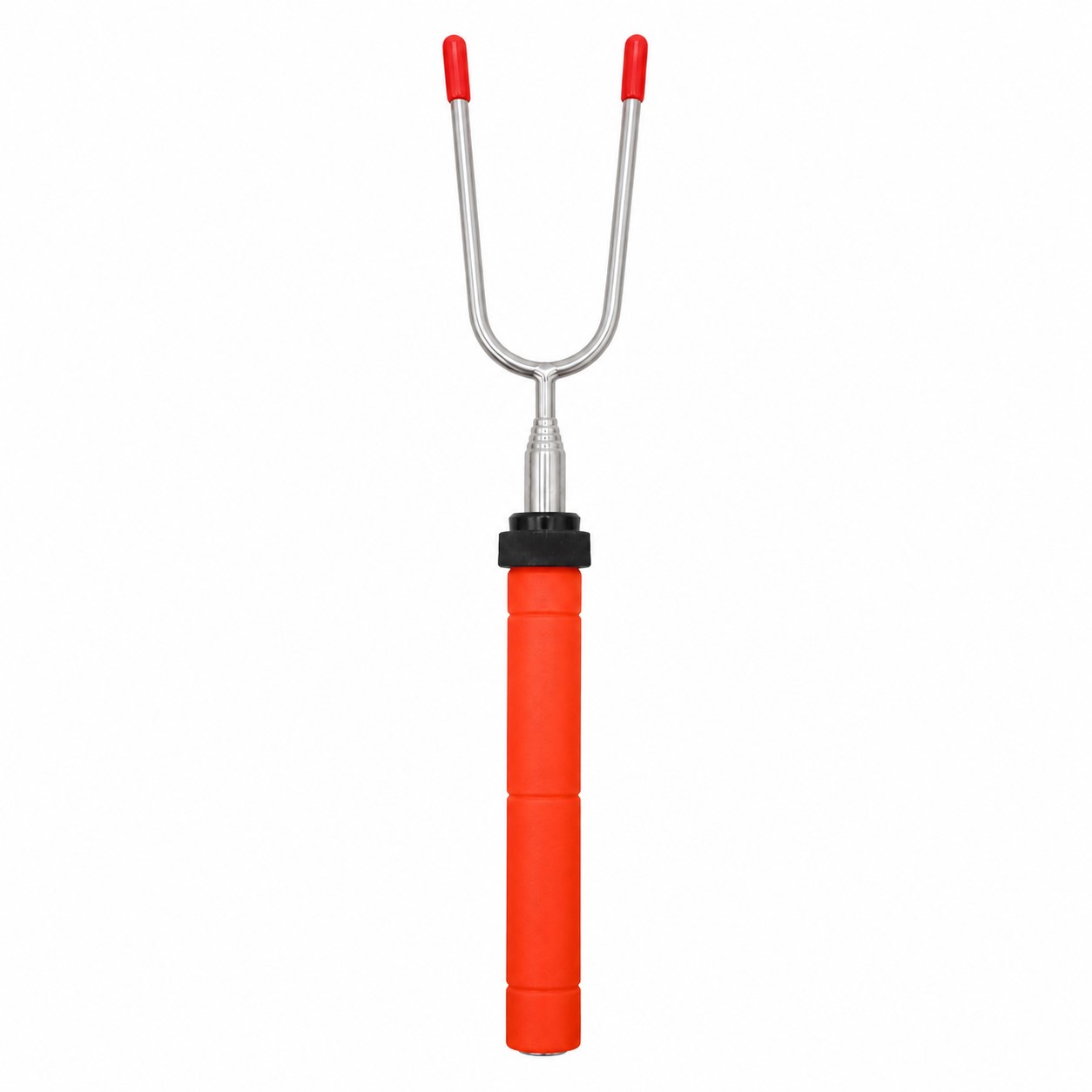 Telescoping Campfire Roasting Fork With Rotating Axle — view 2