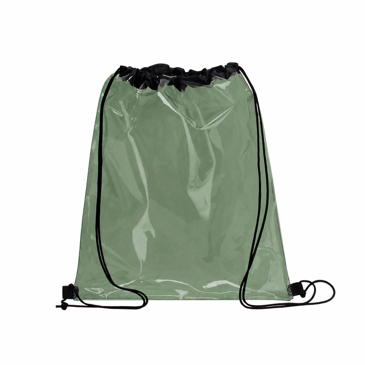 PVC Drawstring Bag — Army Green