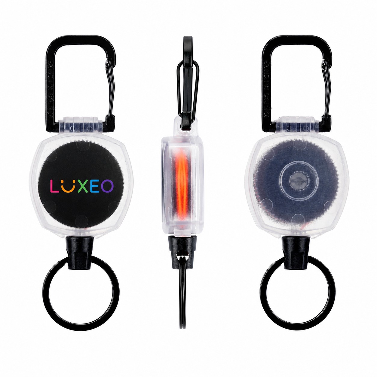 Carabiner Retractable Badge Reel Key Holder