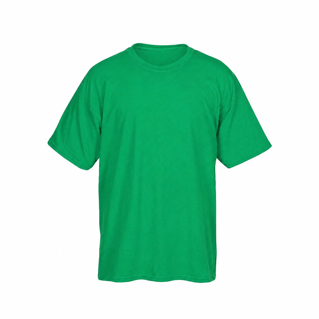 Cotton-Polyester Blend Crewneck T-Shirt — Green
