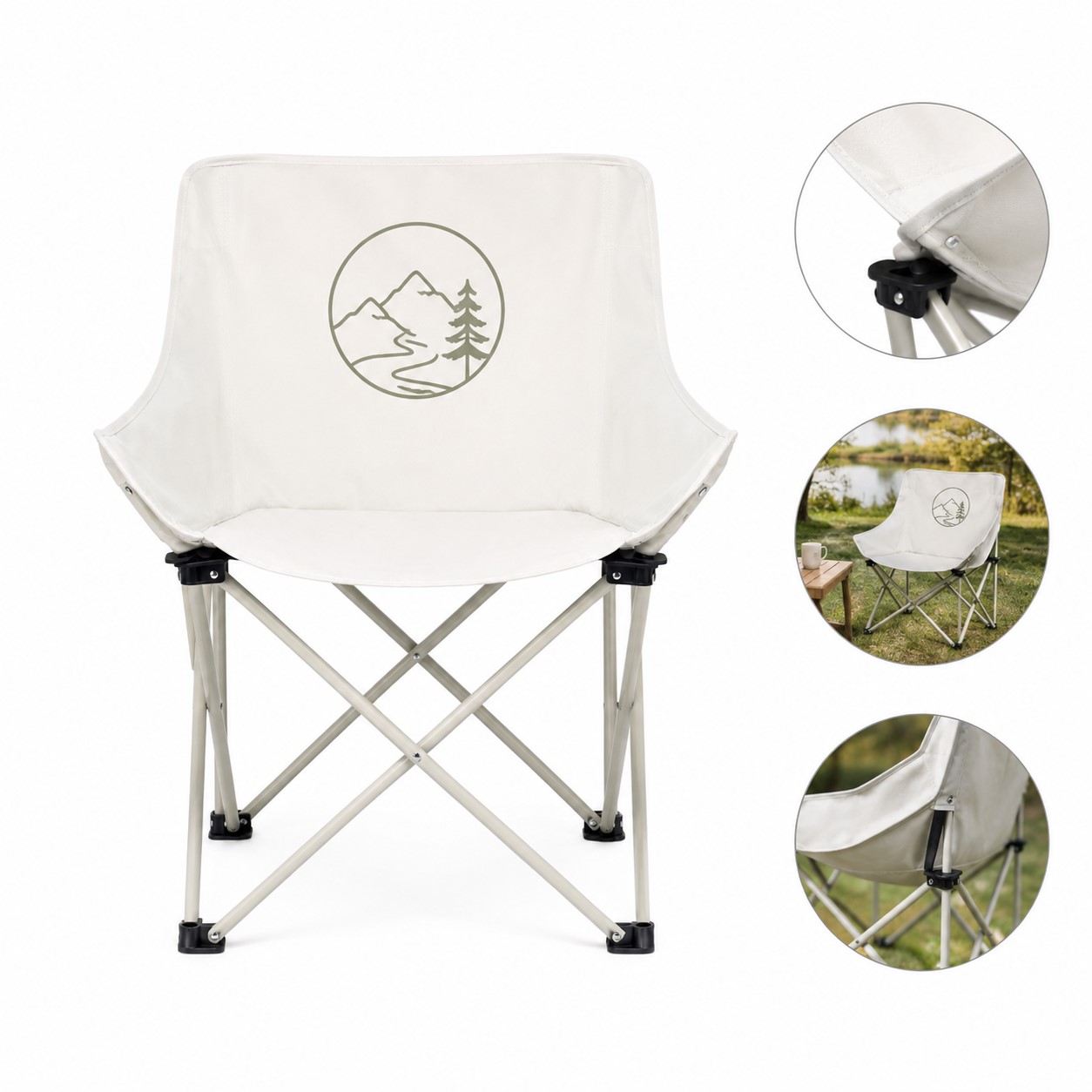 Folding Camping Chair With Aluminum Alloy Frame