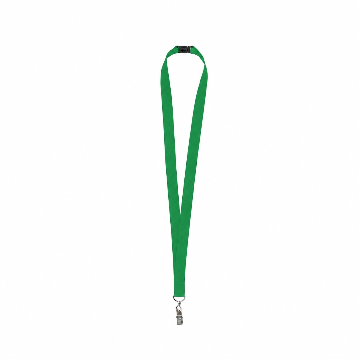 Rear Breakaway Bulldog Clip Lanyard — Green