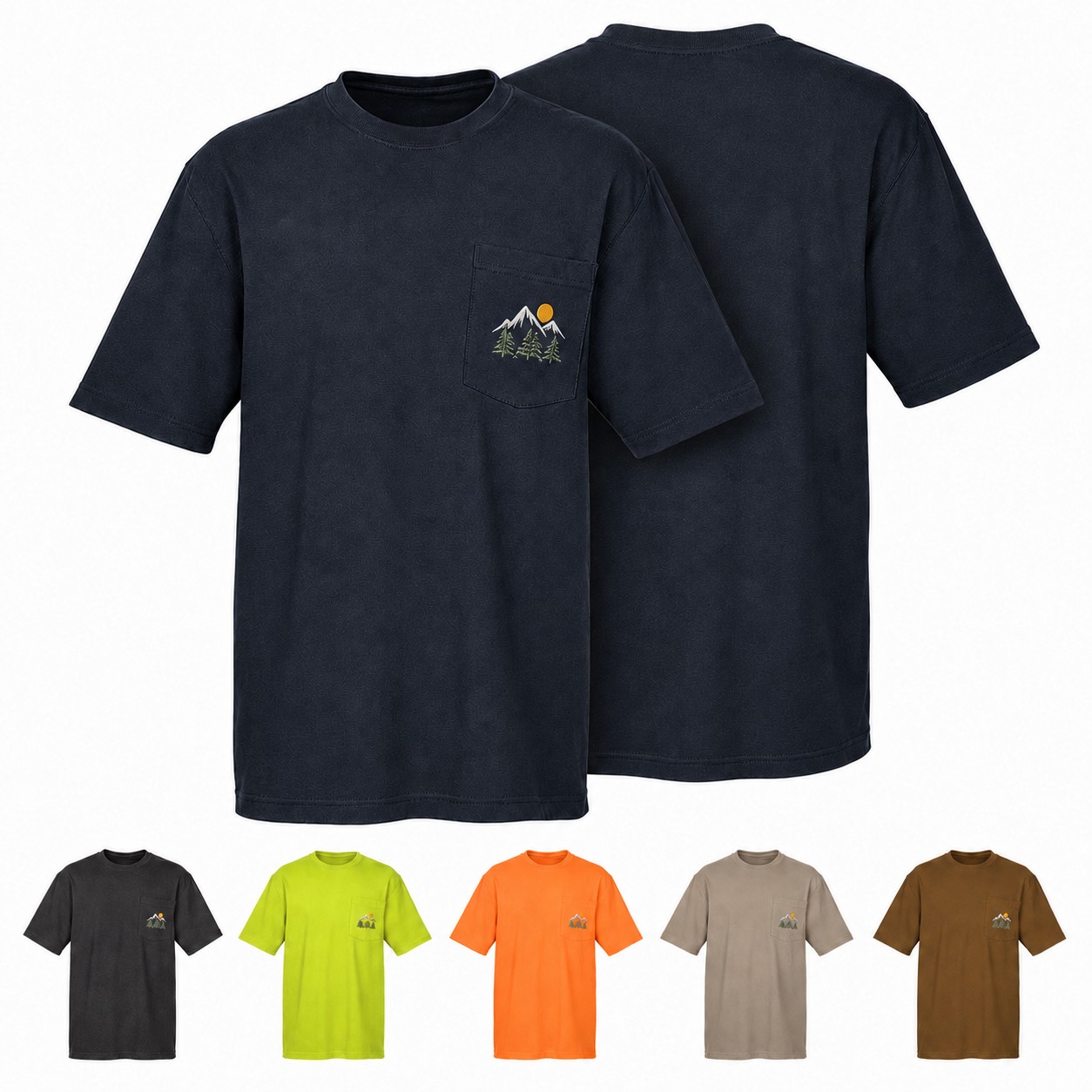 Workwear Cotton Pocket T Shirt