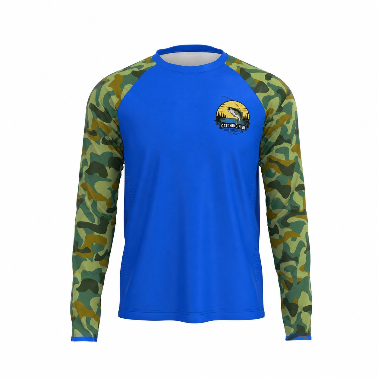 UPF 50 Fishing Sun Shirt — Blue
