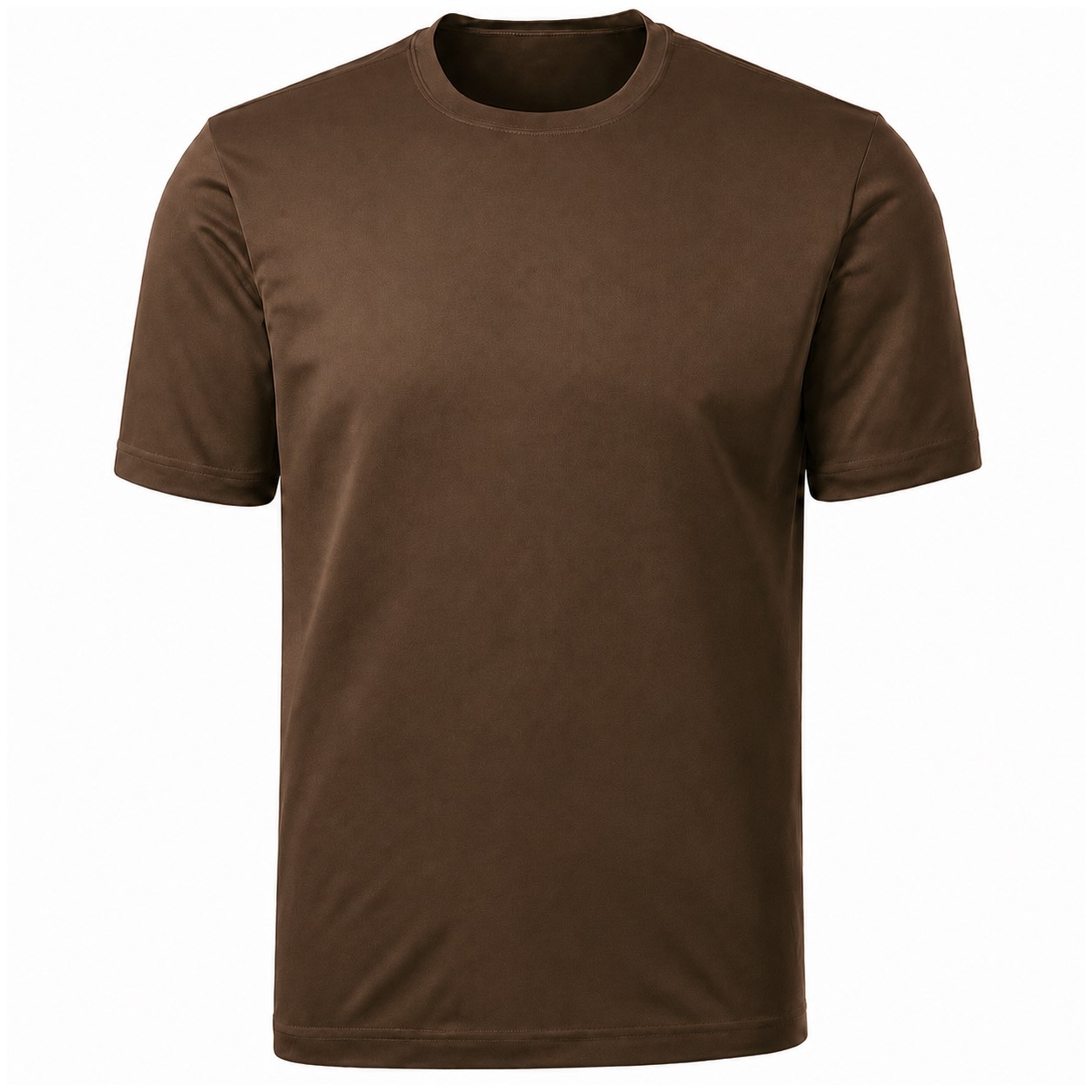 Men's Lightweight Polyester Athletic T-Shirt — Brown