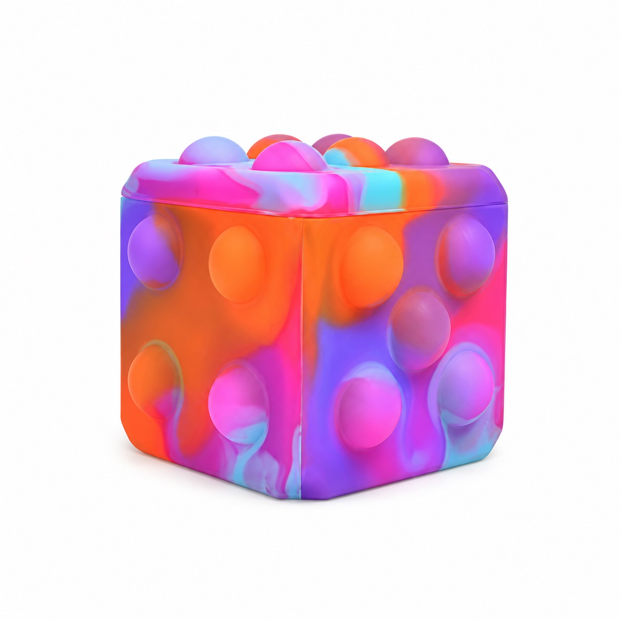 Square Bubble Silicone Stress Ball — view 2