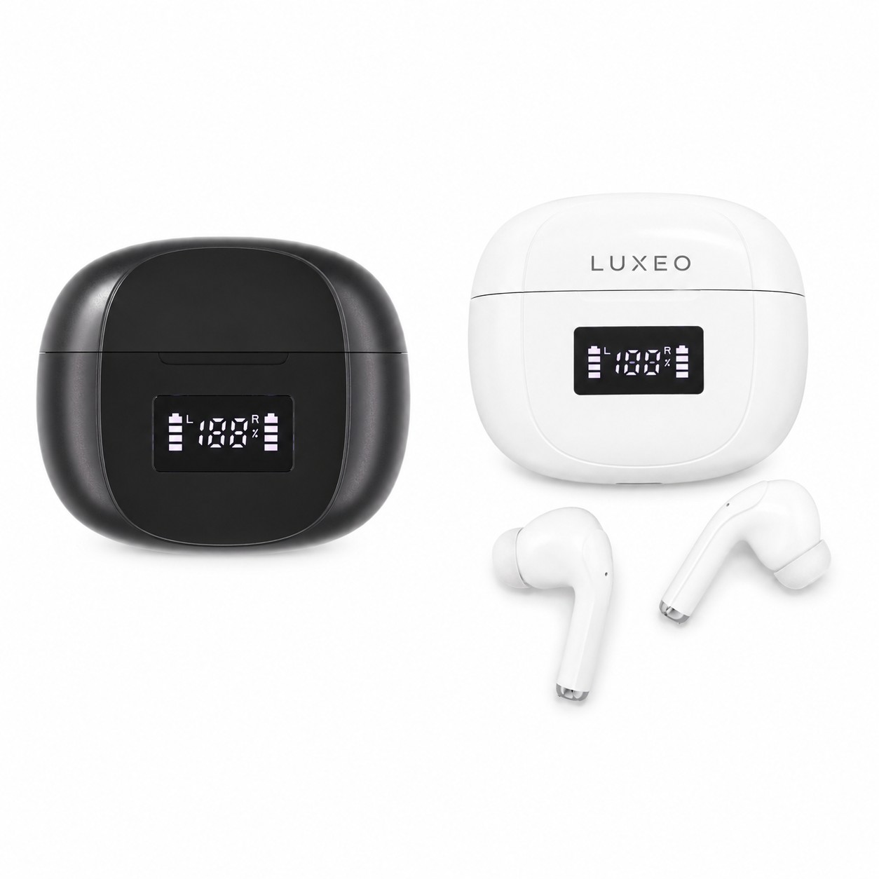 TWS Earbuds With LED Charging Case