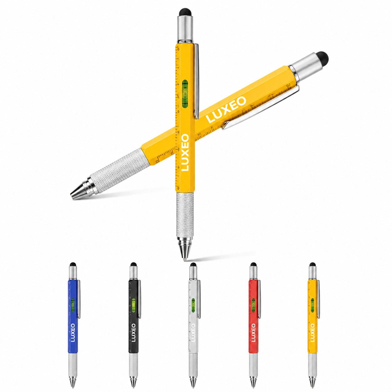 Six Function Aluminum Tool Pen