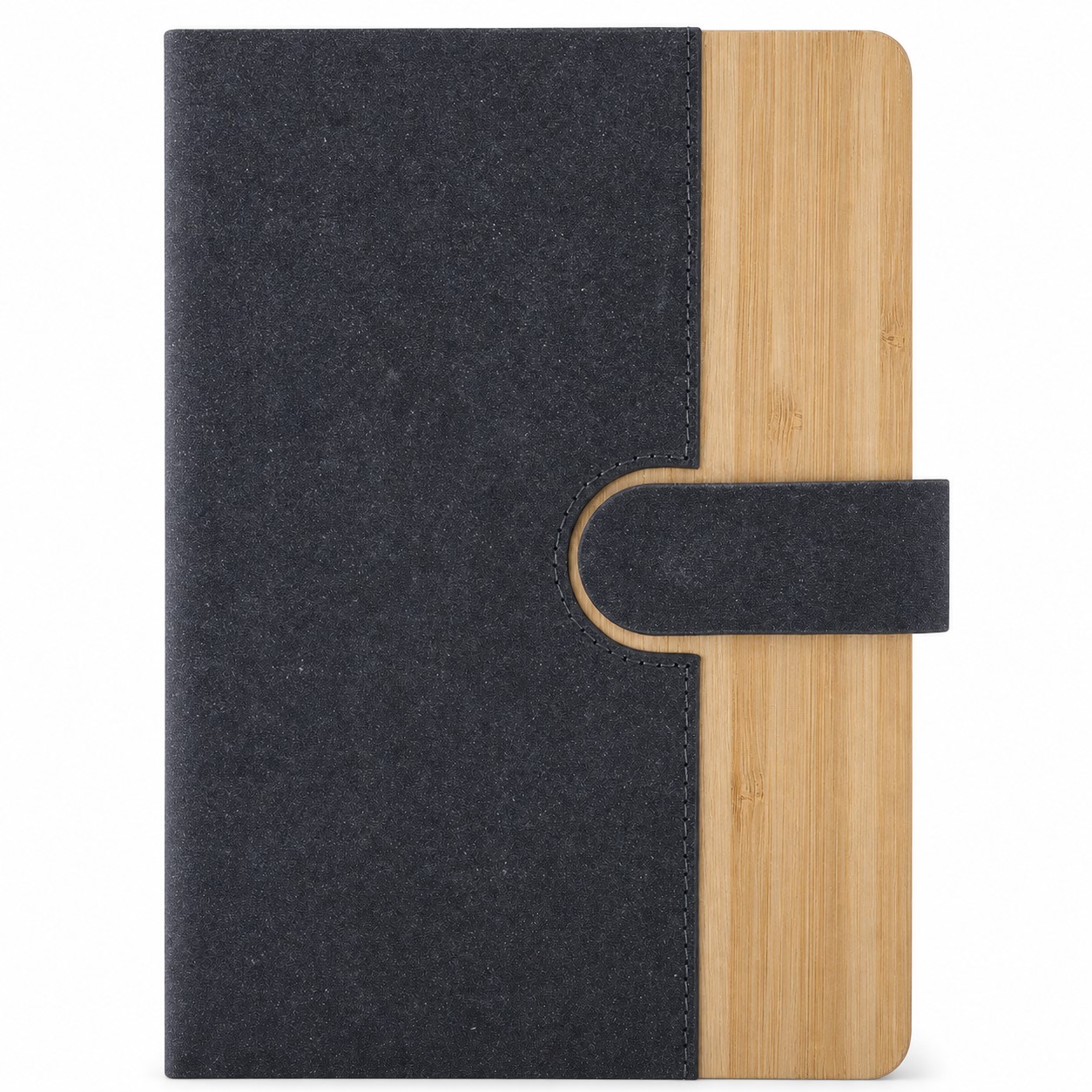 Bamboo Panel Journal With Magnetic Fastener — view 2