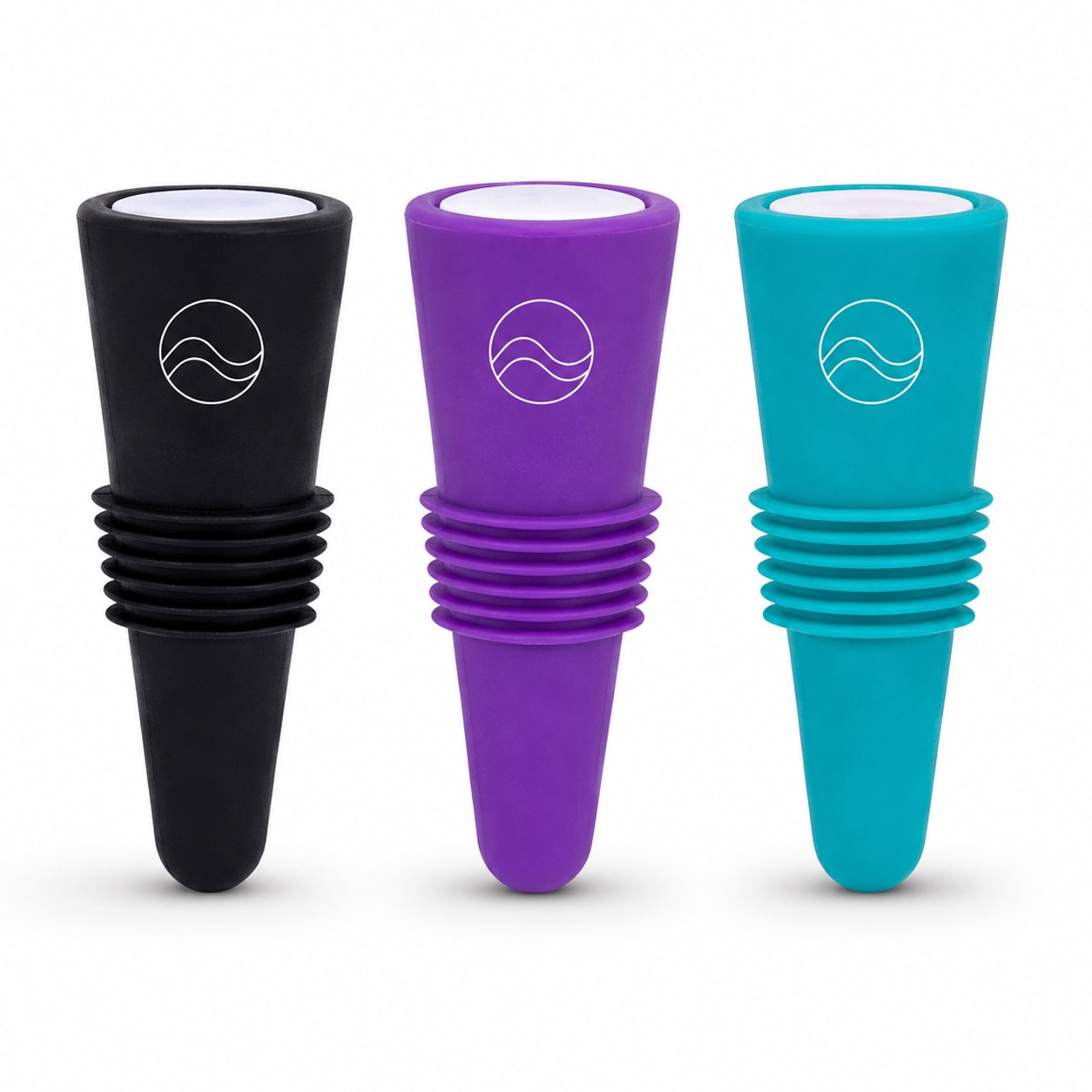 Silicone Beverage Stopper With Stainless Steel
