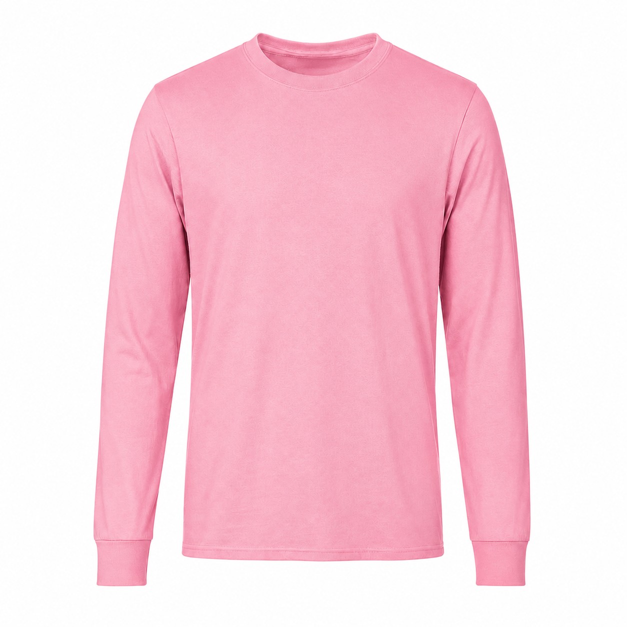 Blend Long Sleeve Crewneck Shirt — Pink