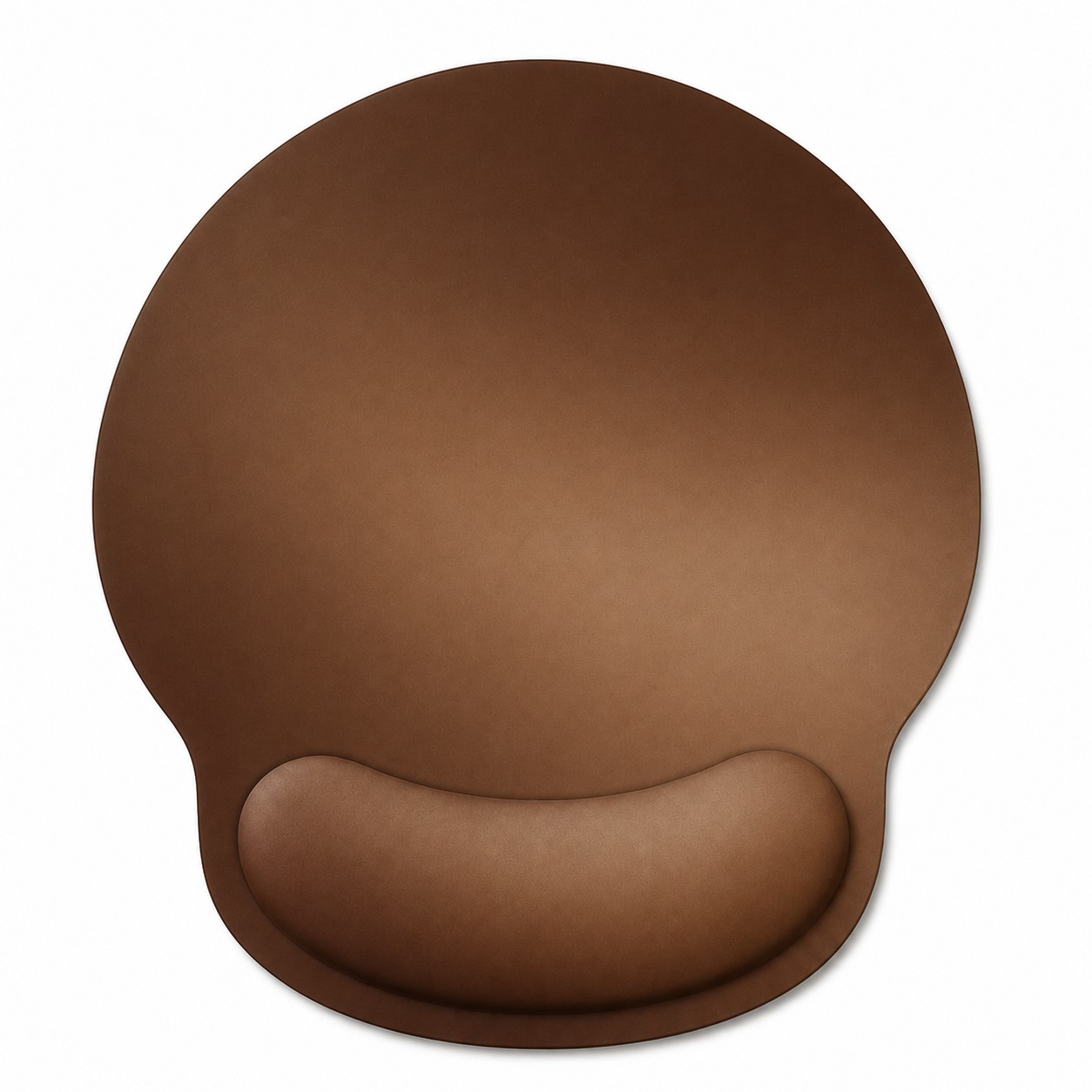 Ergonomic Gel Wrist Rest Mouse Pad — Brown